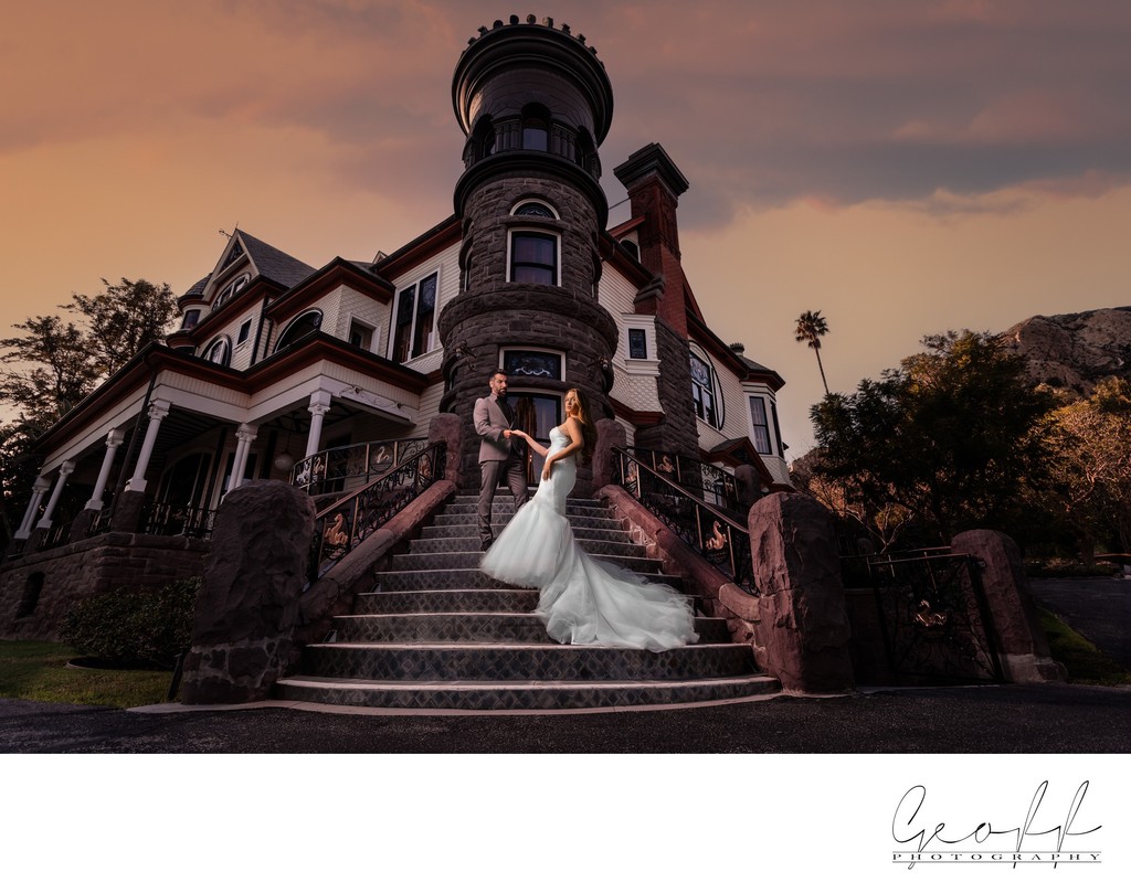 Destination Wedding Photographer at Mansion