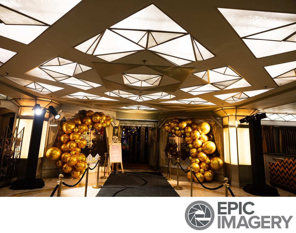 Corporate Gala Entrance Decor Photography Los Angeles