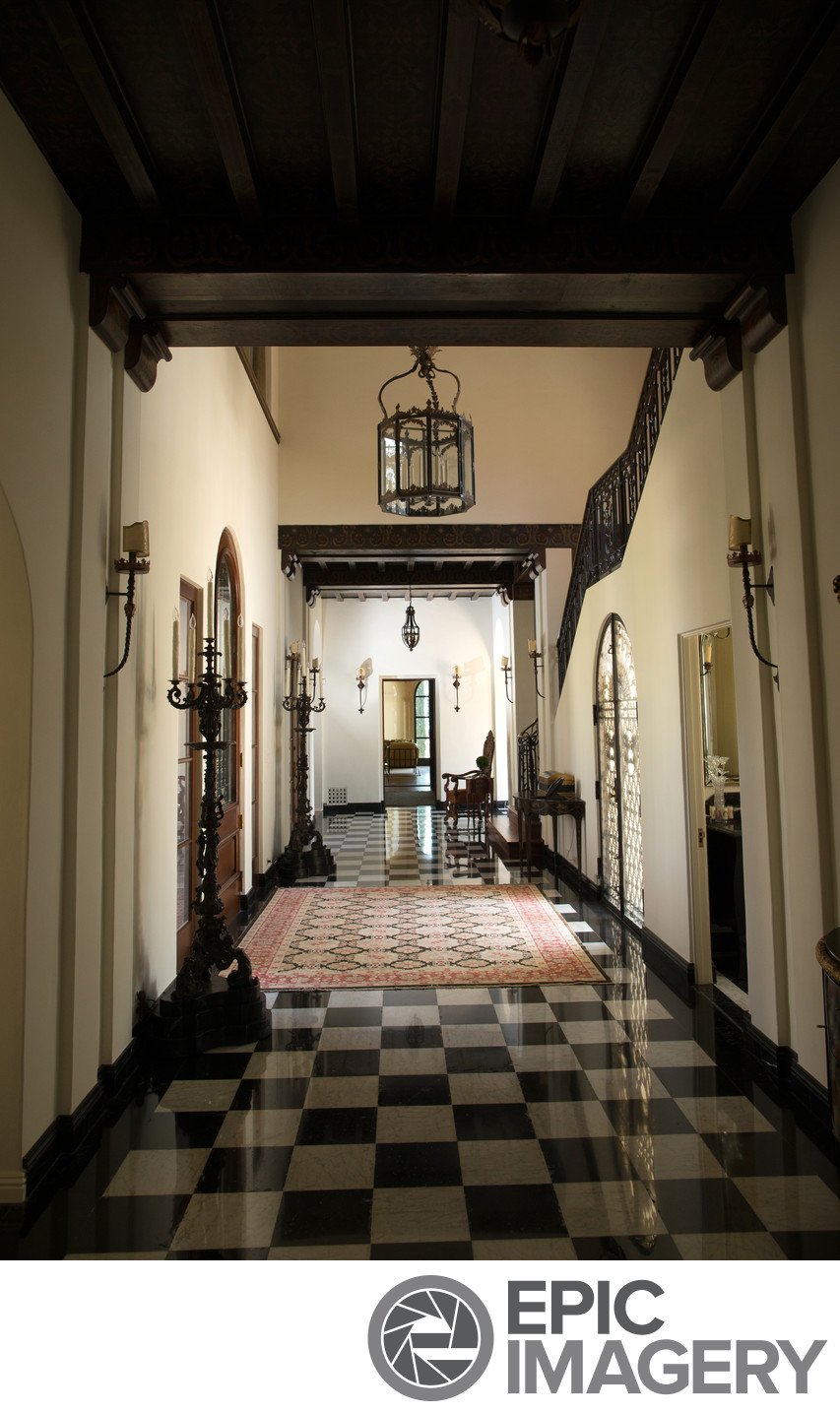 Hallway of Pasadena Estate Architectural