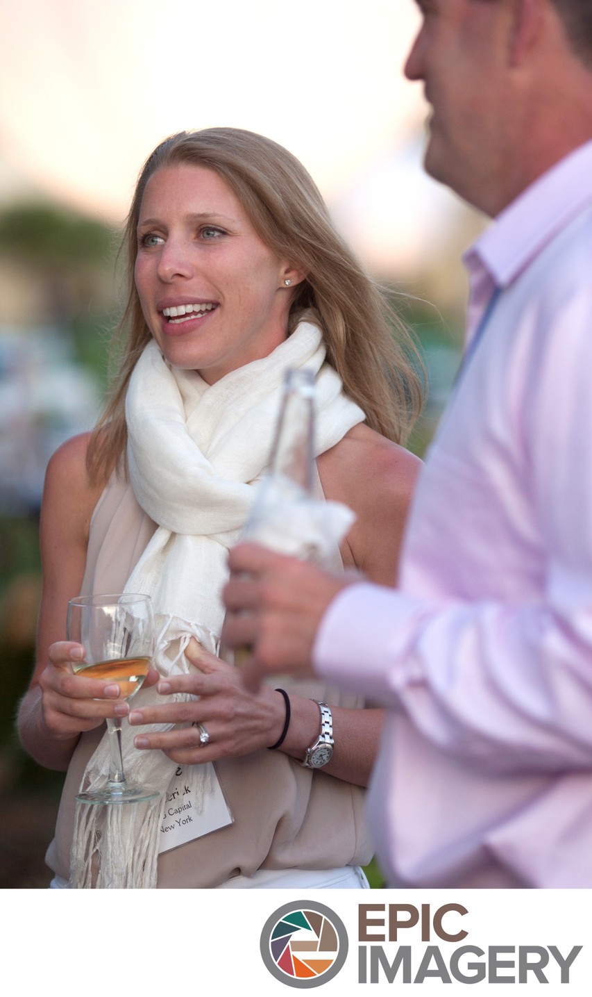 Candid Image at a Company Fundraiser