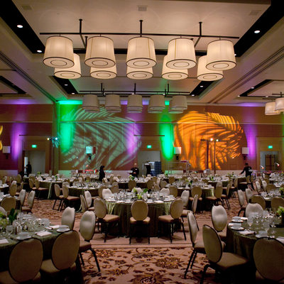 Room Decor and Setup for Corporate Dinner at Terranea
