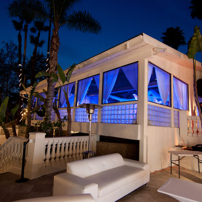 Exterior Decor Setup for Business Event