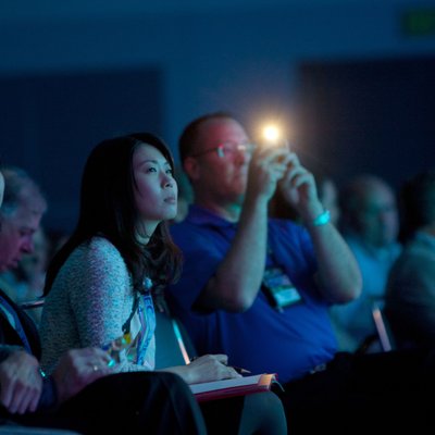 Corporate Meeting Attendee Candid