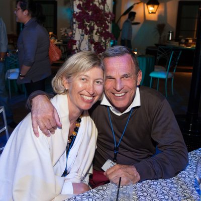 Warm Image of Guests at a Business DInner