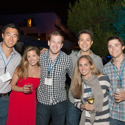 Company Employees Attending Business Dinner