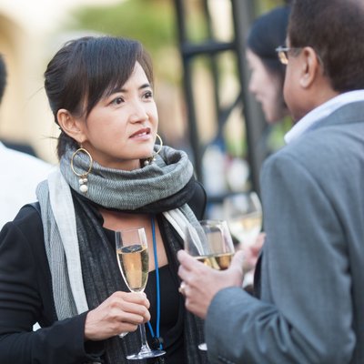 Industry Professionals Connecting at Business Event