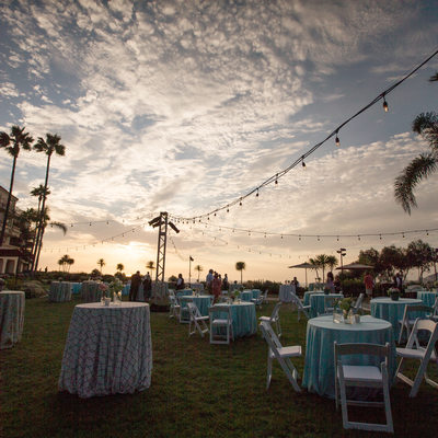 Cocktail Decor at Sunset 