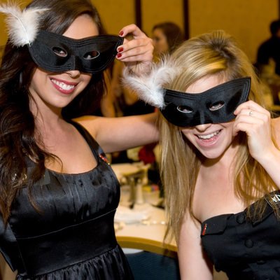 Lighthearted Moment at Charity Fundraiser