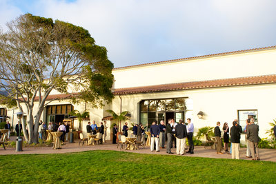 Business Colleagues Mingling at Social Event
