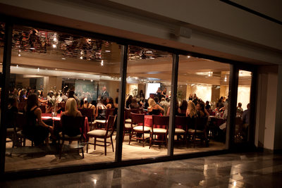 Outside Looking In View at Social Fundraiser Event