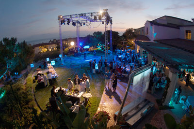 Birds-Eye Scenic at Terranea Resort for Business Dinner