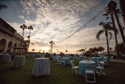 Cocktail Decor at Sunset 