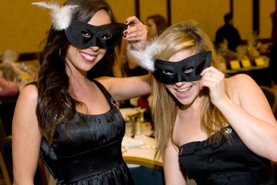 Lighthearted Moment at Charity Fundraiser