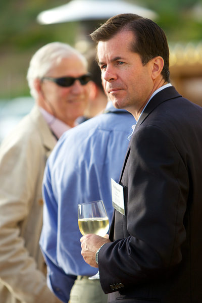 Candid Moment at Business Cocktail Dinner Event