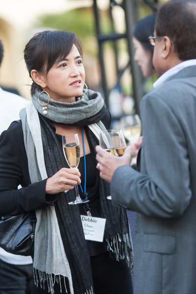 Industry Professionals Connecting at Business Event