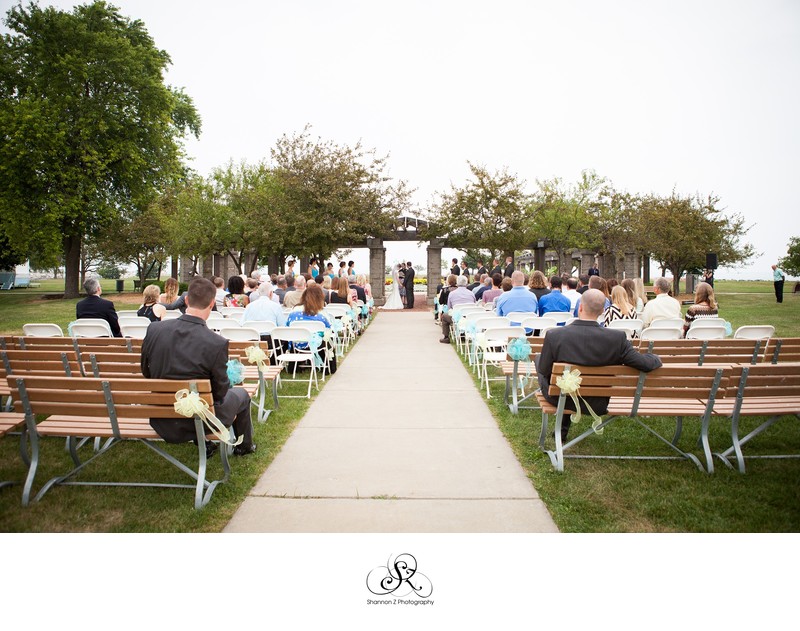 Ceremony at Wolfenbuttel Park: Kenosha Wisconsin