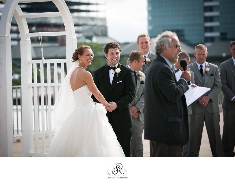 Wedding Ceremony on Rooftop: War Memorial