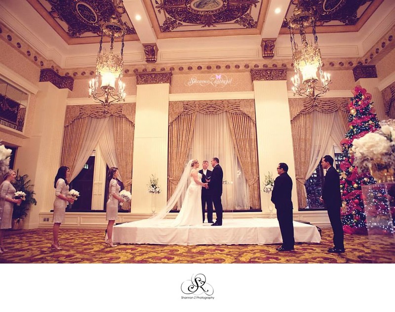 The Pfister: Wedding Ceremony in Ballroom