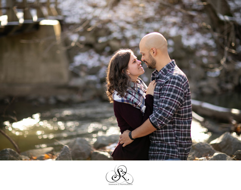 Winter Engagement: Golden Hour