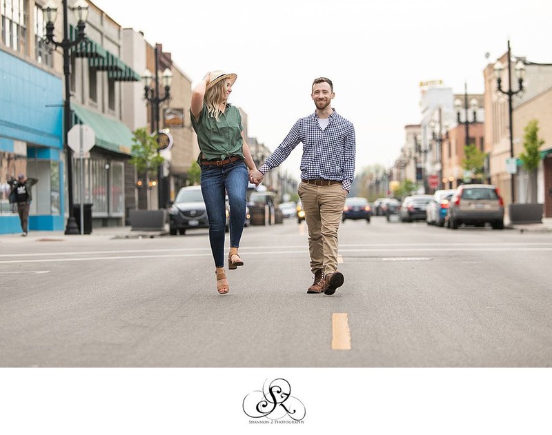 Dancing in the Street: Engagement Photos