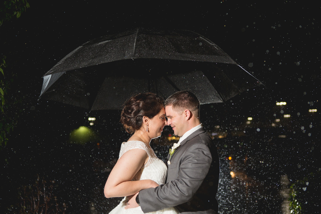Rain Photo: Wedding Day