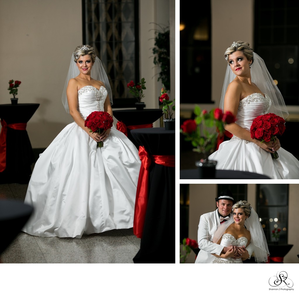Bride at Marina Shores: Wedding Day