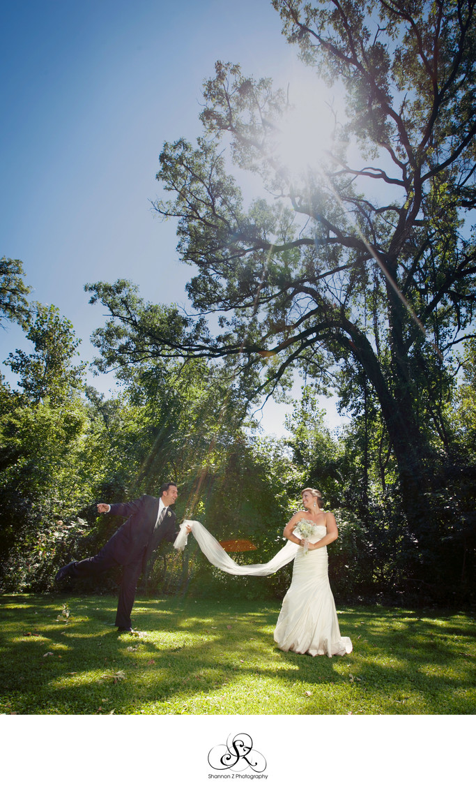 Silly Wedding Photos: The Grove at Redfield Estates