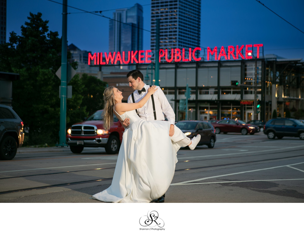 The Dip: Milwaukee Public Market Wedding