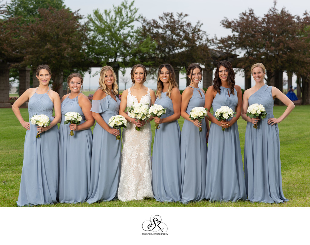Dusty Blue Dress: Bridesmaids
