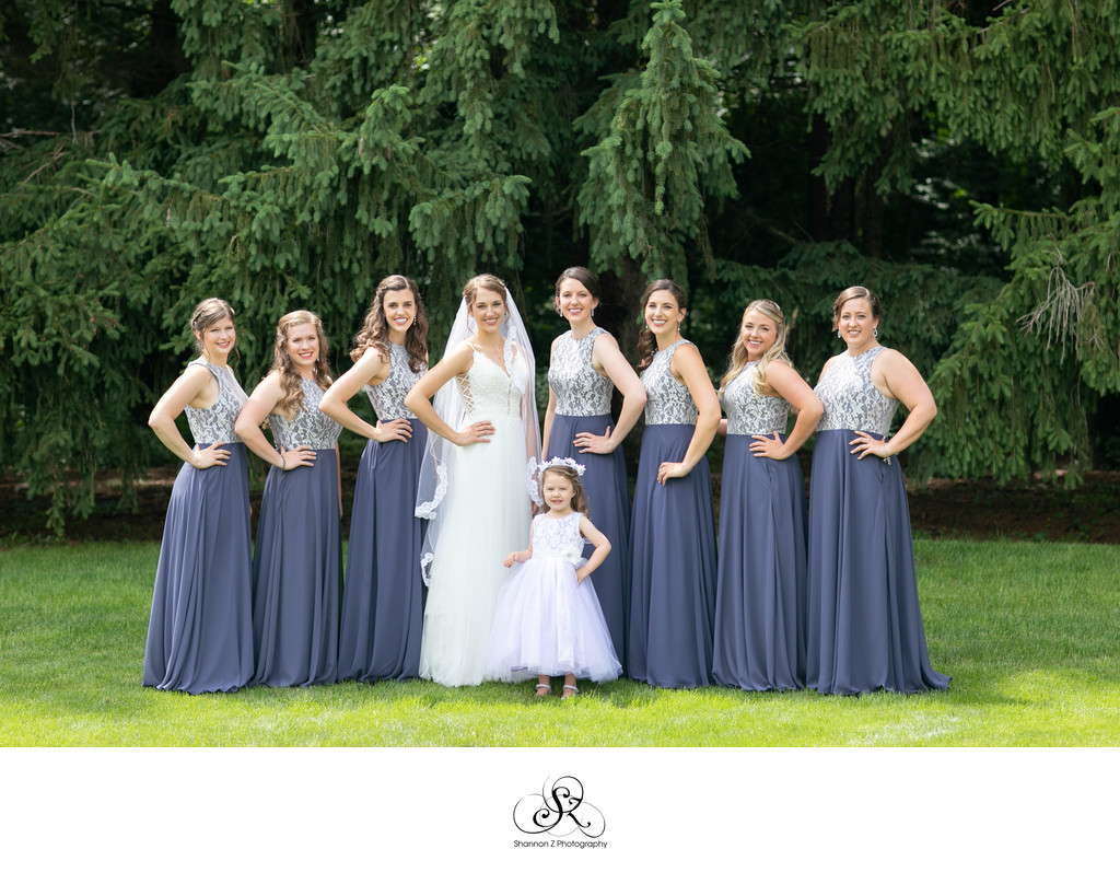 Burlington Wedding Photographer: Bridesmaids