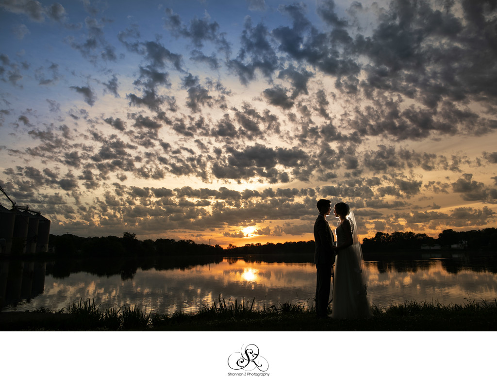 Burlington Wedding Photographer: Sunset Lake