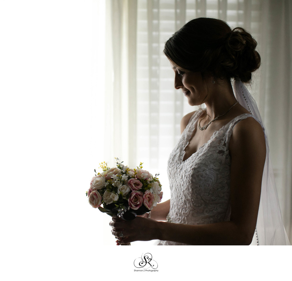 Bride and Bouquet: Bridal Portrait