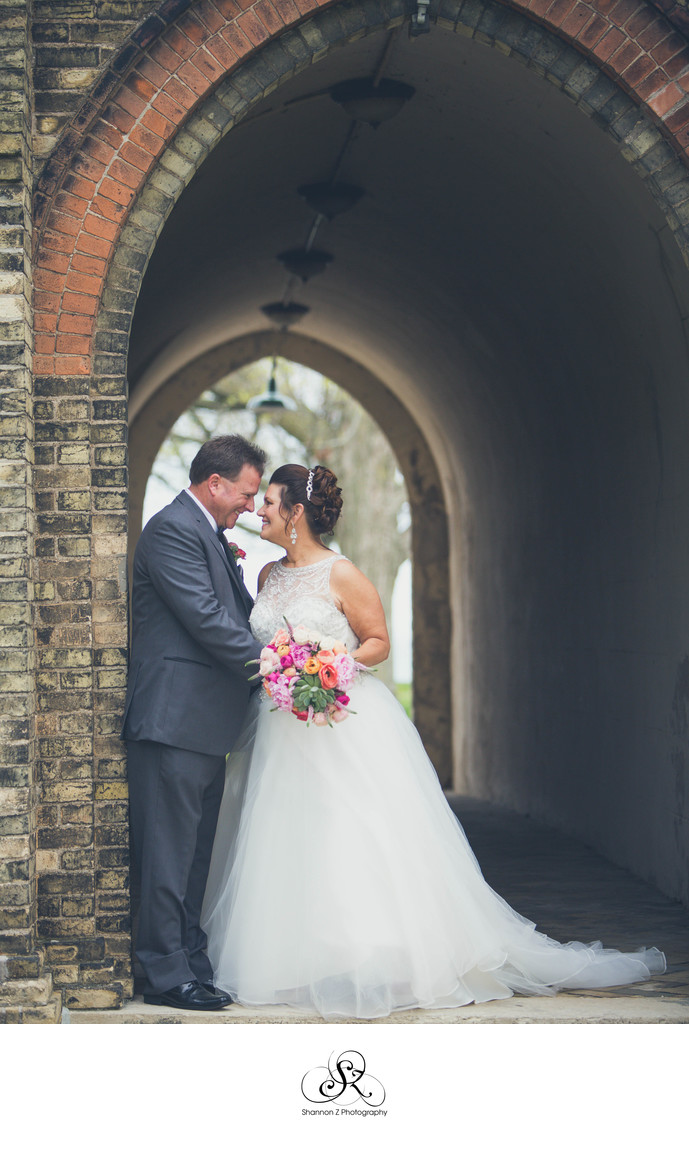 DeKoven Center Wedding Photo in Tunnel Wedding Shannon Z Photography