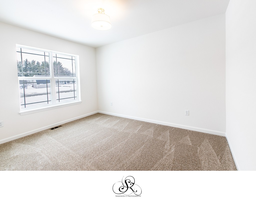 Empty Bedroom for RealEstate: Photography