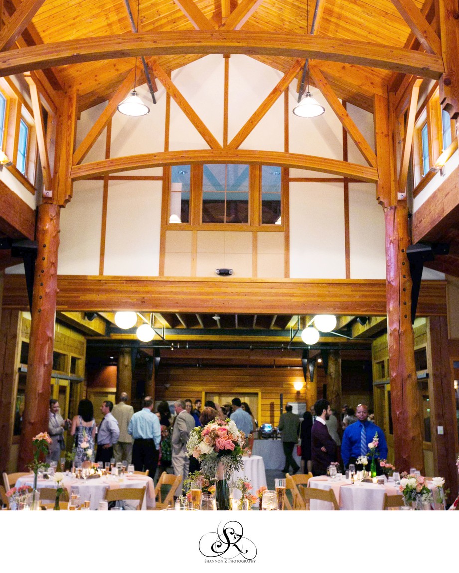 Reception Hall: Schlitz Nature Center Wedding