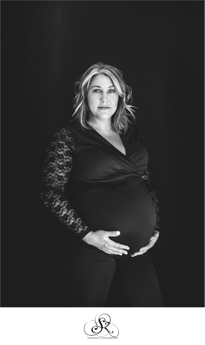 Elegant Maternity Photos: Studio Portraits - Kenosha Maternity