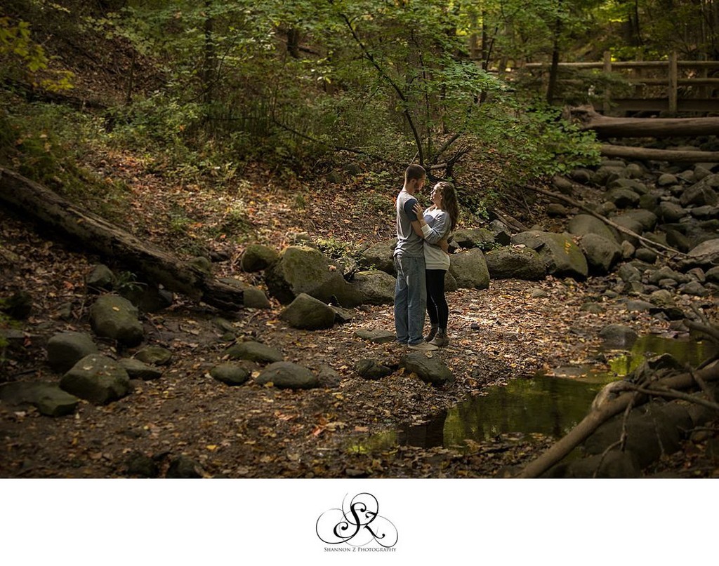 Engagement Photos: Rustic in the Woods