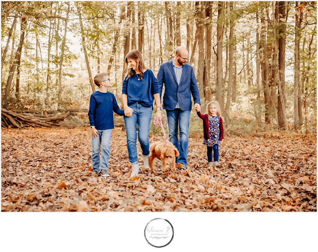 Fall Family: In the Woods
