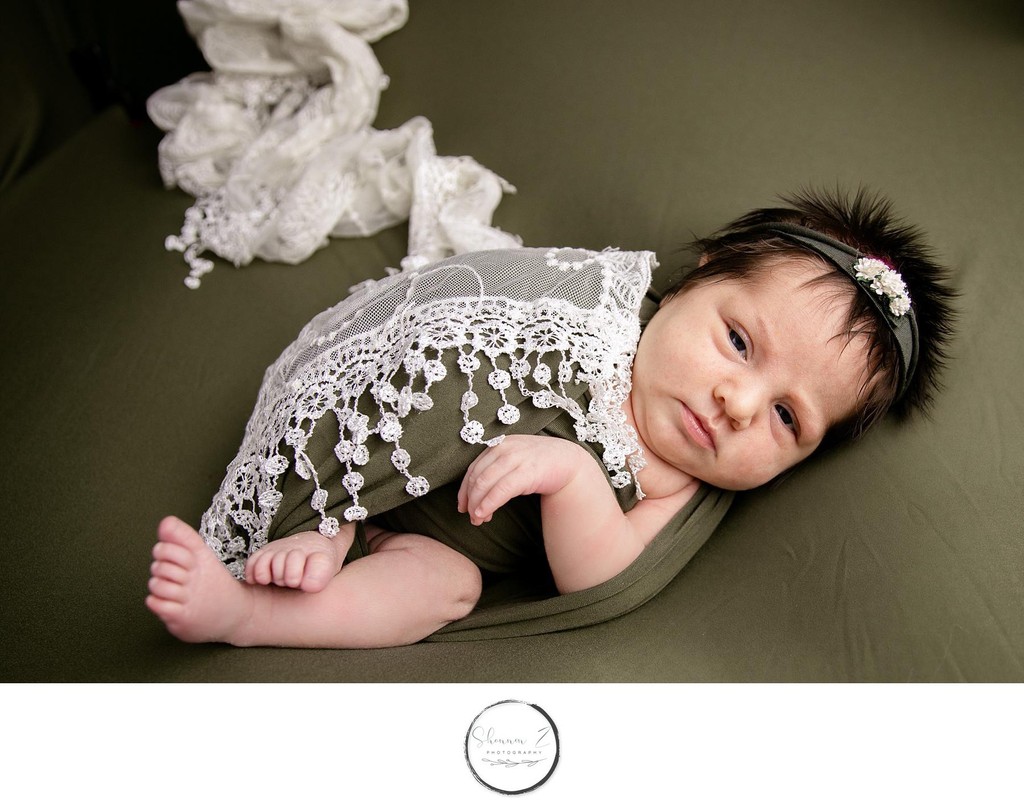 Boho Newborn Photography: Olive and Lace
