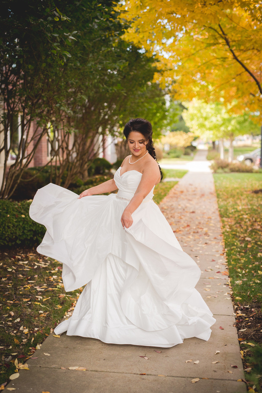 Bride With Layered Dress: Wedding Dress