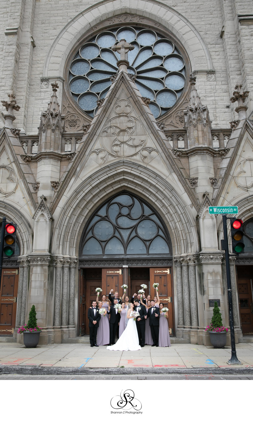 Milwaukee Wedding Photographers: Wedding Party Gesu 