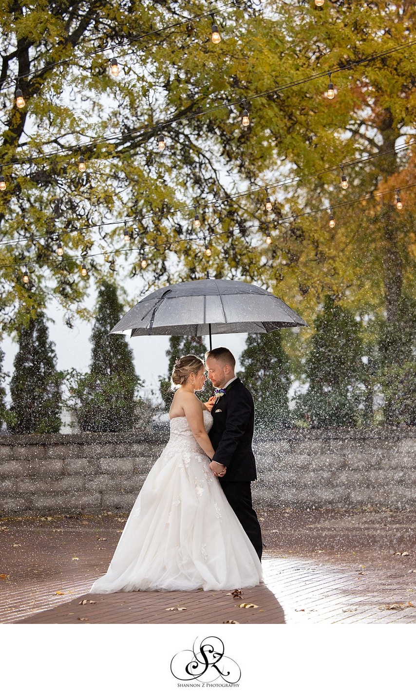Rain: Wedding Photo