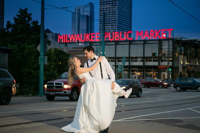 The Dip: Milwaukee Public Market Wedding
