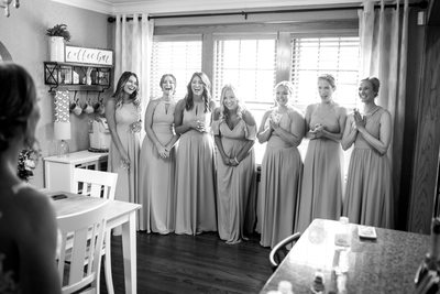Bridesmaids Reveal: Bride First Look