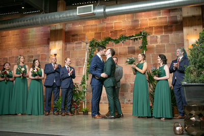 The Kiss: LGBTQ Friendly Wedding Photography