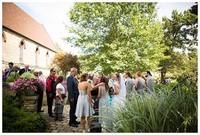 Weddings at DeKoven Center: Mingling Guests