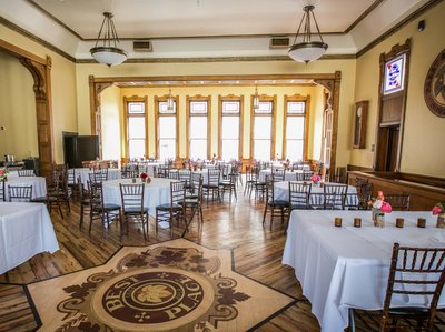 Historic Pabst Brewery: Reception Set Up