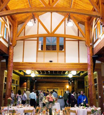 Reception Hall: Schlitz Nature Center Wedding