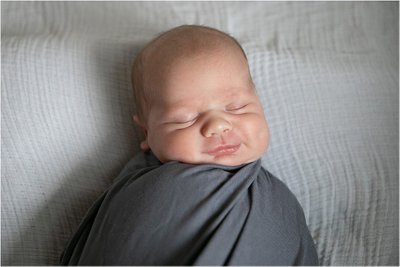 Smiling Newborn: In Home Sessions