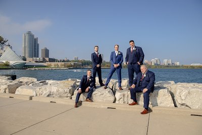 Groomsmen: Milwaukee Skyline